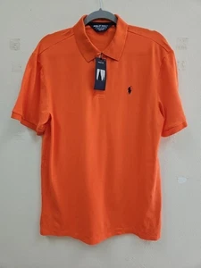 Ralph Lauren Mens Orange Polo Golf Pro Fit Shirt Size Large New With Tags - Picture 1 of 9
