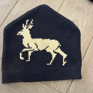 Vintage 70s Wigwam Mills 100% Pure Virgin Wool Knit Ski Winter Hat Cap USA BUCK - Picture 1 of 3