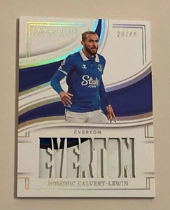 2023-24 Panini Immaculate Dominic Calvert Lewin 3 Color Everton Patch /49 - Picture 1 of 2