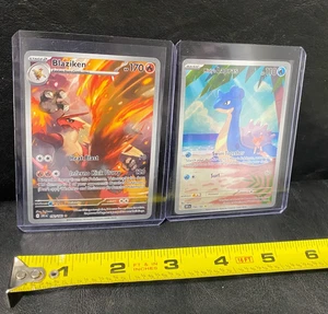 Pokemon Blaziken 192/182 Misty's Lapras 194/182 - very well preserved cards - Picture 1 of 5