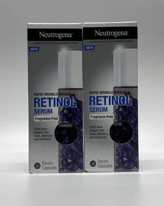 Neutrogena Rapid Wrinkle Repair Retinolo Serum Capsule - 30 Conteggi (Confezione 2) - Foto 1 di 5