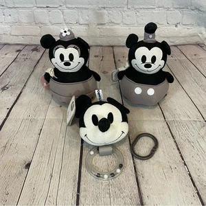 Disney Baby Hallmark Mickey and Minnie Rattles and Stroller Toys - Picture 1 of 5