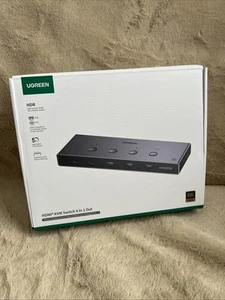 UGREEN HDMI 2.1 KVM Switch - 4 PC, 1 Monitor - 8K @ 60Hz - Console Compatible 4K - Photo 1/2