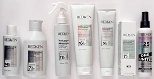 Redken Acidic Bonding Concentrate Fine Hair Complete Treatment Regimen Lot -NEW! - Picture 1 of 24