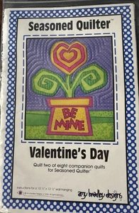 Amy Bradley Seasoned Quilter pattern Valentine's Day Wall Hanging 10.5x12.5 unc - Picture 1 of 1