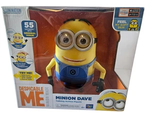 Modellino Cattivissimo Me Minion Dave Talking 9" con 55 detti SCATOLA APERTA - Foto 1 di 12