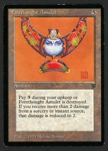 ***English Forethought Amulet*** MTG Legends Magic Kid Icarus - Picture 1 of 2