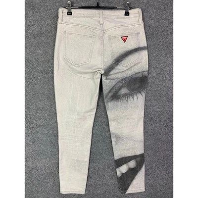 Limited Edition Guess x Pleasures Drew Barrymore Denim Jean Slim Straight 26 - Image 1 of 4