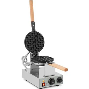 Bubble Waffle Maker Electric Egg Cake Machine Stainless Steel Non Stick Eggette - Picture 1 of 6
