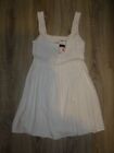 New Women's Primark Cream Special Occasion Dress/ Summer Holiday Dress Size 8