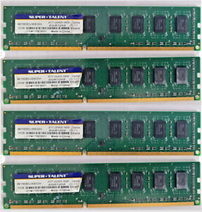 Lot Hynix 4X8GB PC3-12800U  RAM Memory NON-ECC