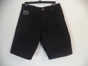 Men's Black Brooklyn Xpress ( BX ) Jeans Short. Size 36. 100% Cotton. 6 Pockets - Picture 1 of 11