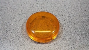 HARLEY DAVIDSON CHRIS DUECE STYLE AMBER TURN SIGNAL LENS REPLACEMENT (K) - Picture 1 of 7