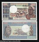 Congo Republic 1000 1,000 Francs P-3 E 1984 Airplane Train Bridge Rare Unc Note