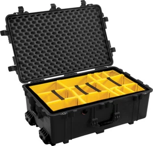 Pelican 1654 Waterproof 1650 Case with Dividers (Black) - Picture 1 of 1