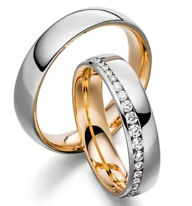 REIF-DESIGN - ELEGANTE TRAURINGE / EHERINGE - PT+GOLD - GROSSE AUSWAHL IM SHOP - Bild 1 von 1