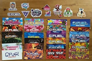 Gfuel - 34 verschiedene Sticker  - 34 different sticker G-fuel G Fuel - neu new - Bild 1 von 1