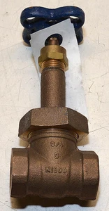 Nibco 3/4" Cast Bronze Gate Valve NEW - Picture 1 of 1