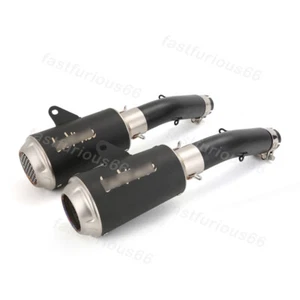 Exhaust Mid Pipe Black Muffler Silencer For Honda CM500 CM300 Rebel500 2017-2025 - Bild 1 von 13