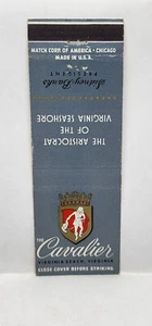 Copertina fiammiferi vintage - THE CAVALIER HOTEL - Virginia Beach, Virginia VA - Foto 1 di 3