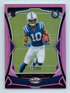 2024 Panini Certified Mirror Pink Adonai Mitchell RC 221/225 Indianapolis Colts - Picture 1 of 2