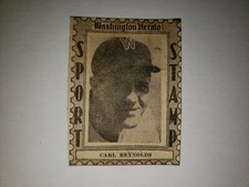 Carl Reynolds 1936 Washington Herald Sport Stamp VERY RARE!!!