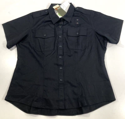 5.11 XL REG ЖЕНЩИН САРЖИ PDU КЛАССА S/S РУБАШКА НАШИВКА УДАЛЕНА 61158 ТЕМНО-СИНИЙ - Изображение 1 из 4