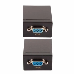 60M VGA RJ45 Extender Transmitter Empfänger CAT-5 / 6 Ethernet Kabel - Bild 1 von 12