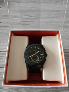 FOSSIL Hybrid Smartwatch Q Machine Dark Brown Leather FTW1163 - Bild 1 von 9