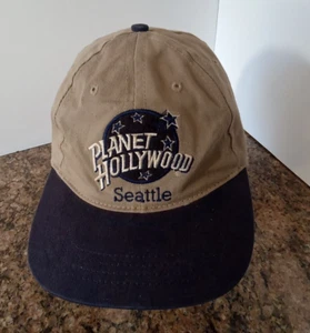 Cappello berretto palla da baseball Planet Hollywood Seattle regolabile con strapback - Foto 1 di 7