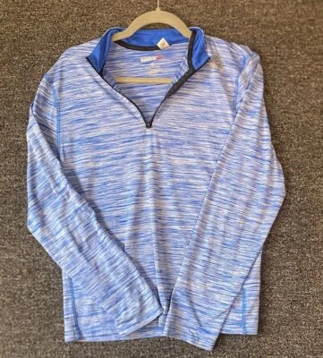 Camisa Manga Larga Azul Reebok Fitness Mujer’s Pequeña Foto 1 de 4