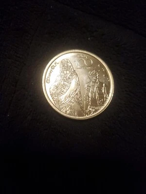 Disney 100 Years of Wonder Collectible Medallion - Han Solo & Chewbacca - Image 1 of 3