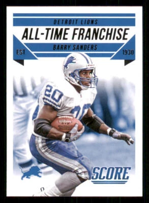 2015 Score All-Time Franchise #2 Barry Sanders - Image 1 of 2