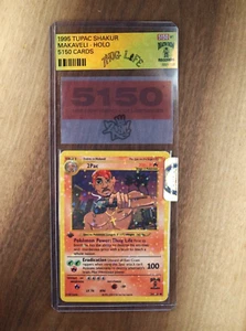 2pac Tupac Pokemon Deathrow collectible card 5150 Cards Sealed - Picture 1 of 7