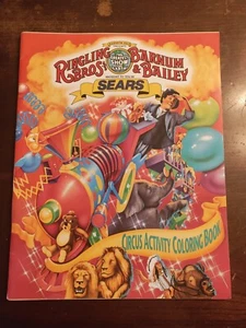 Sears 1993 Circus Activity Coloring Book Ringling Bros. and Barnum & Bailey - Picture 1 of 8