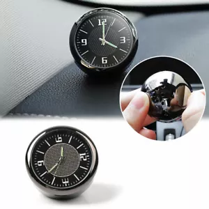 Car Interior Dashboard Clock Decor Air Vent Clock Luminous pointer Auto Parts - Foto 1 di 12