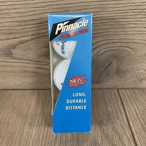 Pinnacle Power 332 3er-Ärmel weiße Golfbälle Lithium Surlyn bedeckt schnittfest - Bild 1 von 4