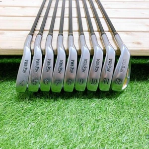 HONMA TWIN MARKS TM-504 IRON SET 9PCS 4-11+Sw ARMAQ856 Flex R RH Japan Used - Picture 1 of 10