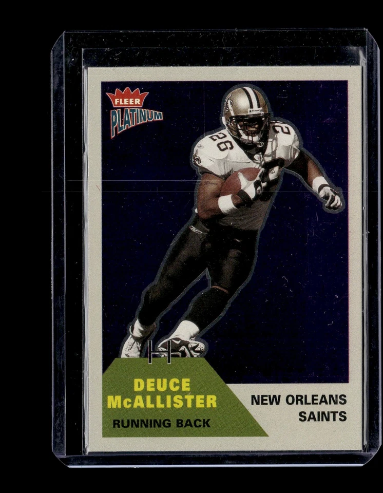 2002 Fleer Platinum Finish #41 Deuce McAllister #/100 - Image 1 of 2
