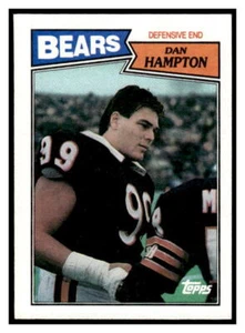 1987 Topps 53 Dan Hampton Chicago Bears - Picture 1 of 2