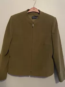 WINDSMOOR Wool Brown Beige Coat Women’s Size 16 (D117) - Picture 1 of 5
