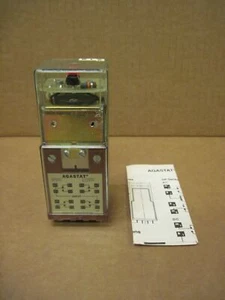 Agastat Amerace GPDNQ Relè di controllo con presa 125VDC - Foto 1 di 8