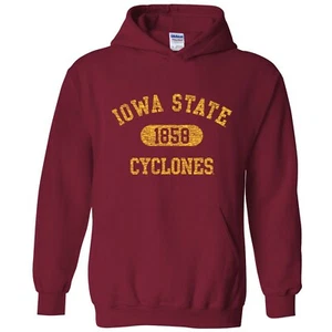 Iowa State Cyclones Athletic Arch Hoodie - Cardinal - Picture 1 of 6