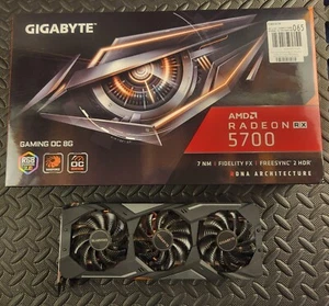Used Gigabyte Radeon RX 5700 Gaming OC Graphics Card For Sale - Bild 1 von 9