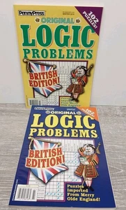 Penny Press Dell Logic Problems Puzzle Magazine Lot of 2 Collectors New - Bild 1 von 2
