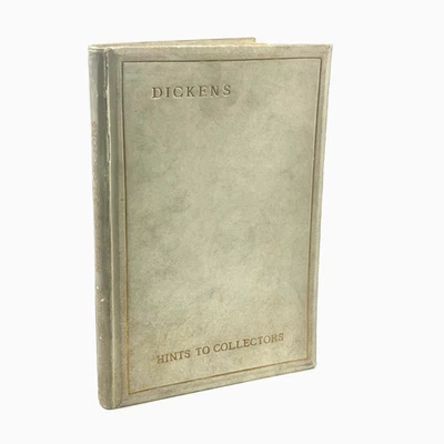 1885 1ST Hints to Collectors of the Works of Charles Dickens Vellum Binding - Image 1 of 4