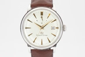 Reloj para hombre Orient Star EL05-D0-B reserva de marcha automático fecha esfera marfil 36 mm - Imagen 1 de 19