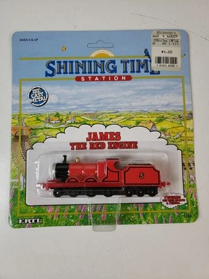 ERTL Shinning Time Station James The Red Engine 1991 sin perforar nueva tarjeta sellada  Foto 1 de 4