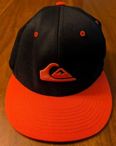 GORRA DE BÉISBOL PARA HOMBRE: Quiksilver Flexfit Negro Rojo Surf Skate Snowboard XL XXL - Imagen 1 de 10