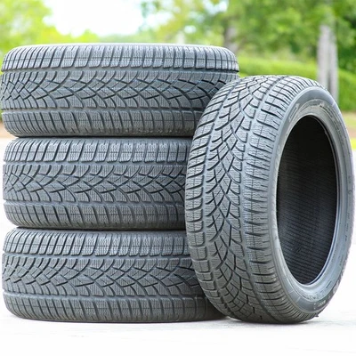 4 Tires Dunlop SP Winter Sport 3D DSST 205/55R16 91H Studless Snow Run Flat - Image 1 of 4